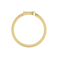 Load image into Gallery viewer, Letter B Ring In Gold Or Silver With Diamonds
