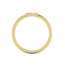 Load image into Gallery viewer, Letter F Ring In Gold Or Silver With Diamonds
