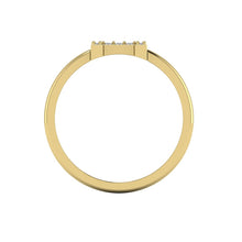 Load image into Gallery viewer, Letter H Ring In Gold Or Silver With Diamonds
