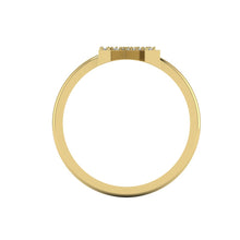 Load image into Gallery viewer, Letter K Ring In Gold Or Silver With Diamonds
