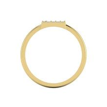 Load image into Gallery viewer, Letter L Ring In Gold Or Silver With Diamonds
