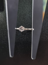 Load image into Gallery viewer, Engagement Ring with a Single Solitaire Round White Diamond | Fête Matrimony XXVII
