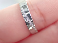 Load image into Gallery viewer, Ring with Round White Diamonds Running from One Side to Another | Fête Jubilee XVIII
