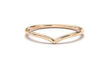 Load image into Gallery viewer, Stackable Ring with Plain V Shaped Design | Mix &amp; Match Trio II
